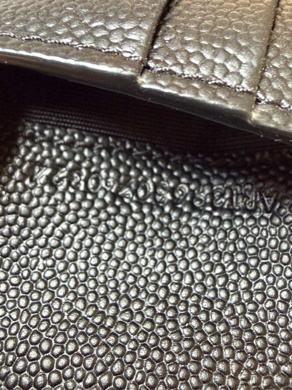 SAINT LAURENT grained leather mens wallet - Picture 5 of 6